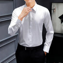 |Leve 5 Pague 3| Camisa Masculina Luxer em Seda Gelo e Manga Longa |Estilo Absoluto|